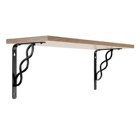 fancy metal celtic knot shelf brackets|Rubbermaid 1877644 Decorative Shelf Bracket, 6 by 8 .